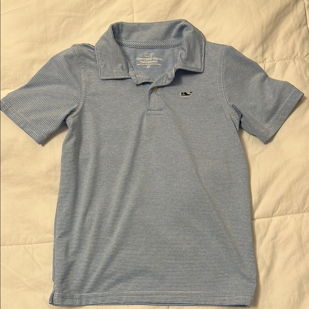 Vineyard Vines Blue Polo Shirt Classic Design